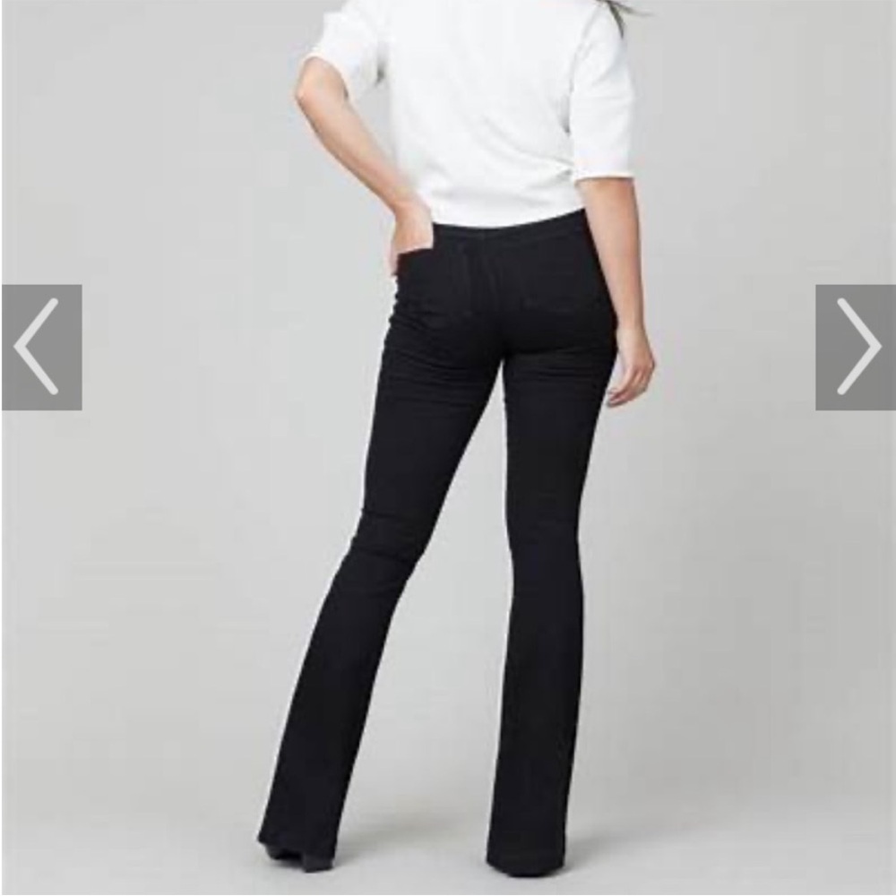 NWOT Spanx Women's Black Flared Jeans